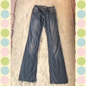 High Waisted Boot Cut Jeans